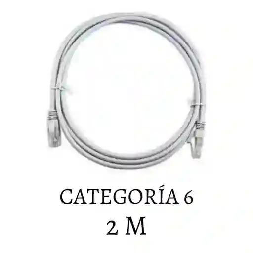 Cable Lan De Internet Cat6e Categoría 6 2 Metros Largo Cable Ethernet Utp 2mt