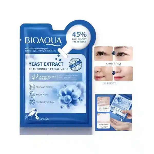 Mascarilla Hidratante Alta Densidad Antiarrugas Bioaqua