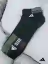 Media Tobilleras Negra Tipo Adidas, Deportivas Tobilleras, Calcetines Talla Única Estirables