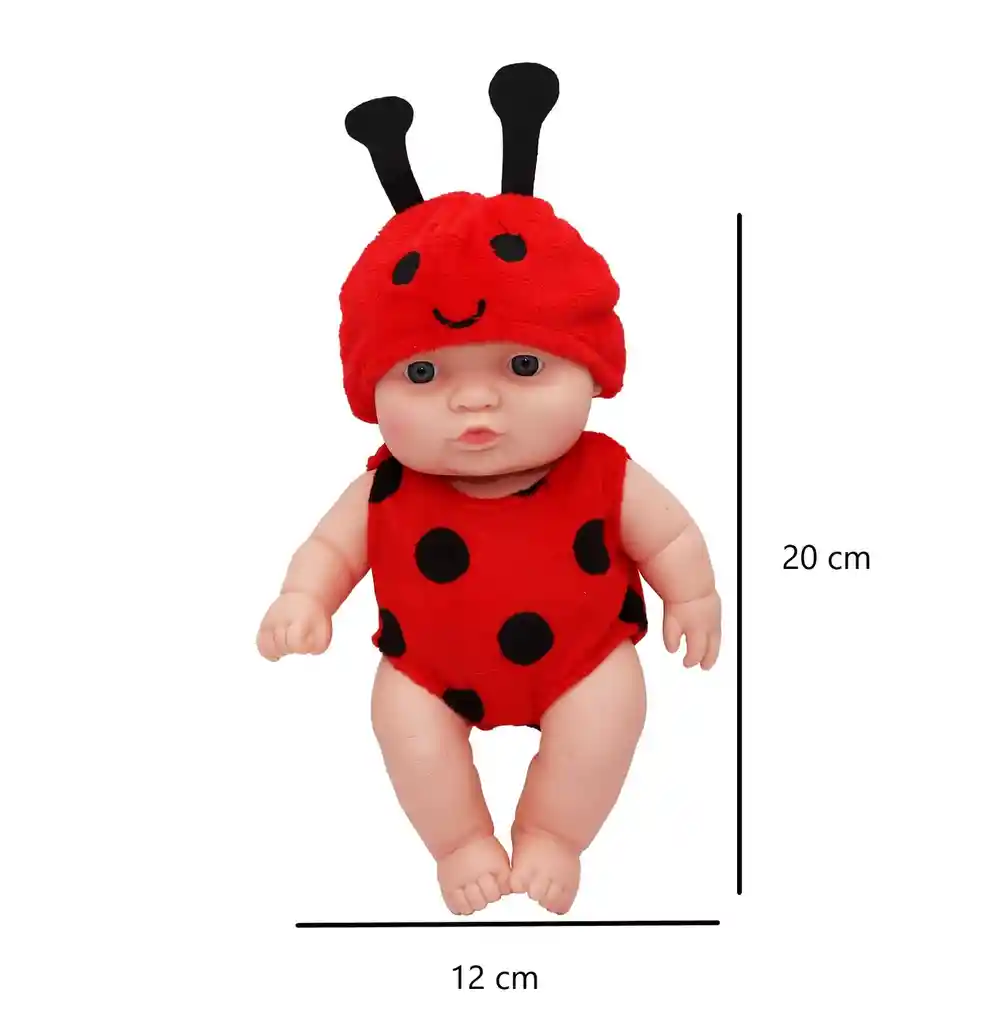 Muñeco Bebe Niñas Mi Baby Infantil Juguete Pijama Mariquita