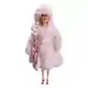 Muñeca Princesa Reina Vestido Lanoso Frio Cabello Largo