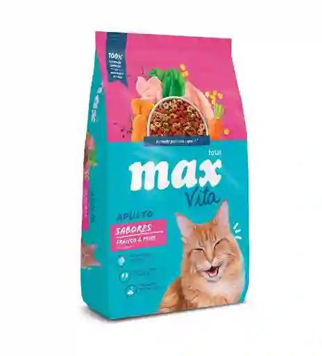 Max Vita Cat Adulto Sabores X 1kg (pollo Y Pescado)