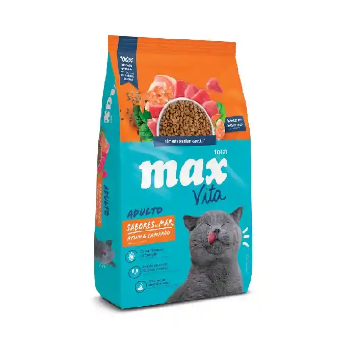 Max Cat Sabores Del Mar X 1kg (atun Y Camarones)