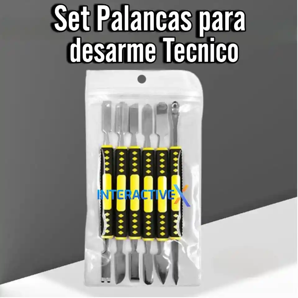 Set De Palancas Para Desarme Tecnico / Espatulas Metalicas Desarme