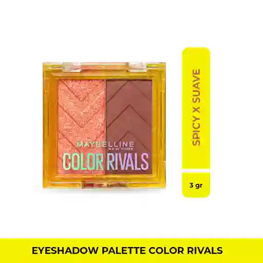 Paleta De Sombras Color Rivals Duo Spicy X Suave