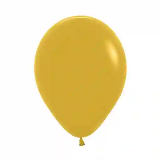 Globos Mostaza Fashion R12 X 12 Unidades Sempertex