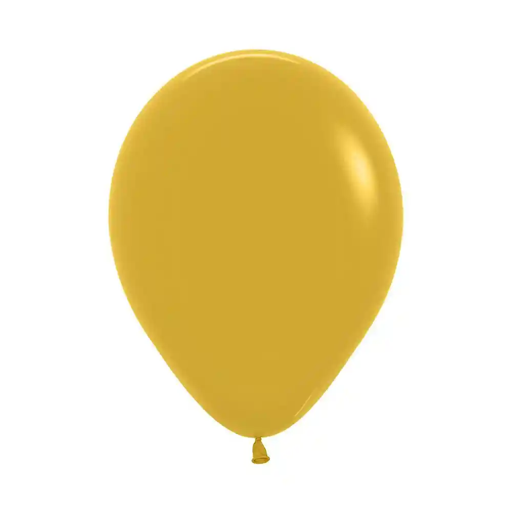 Globos Mostaza Fashion R12 X 12 Unidades Sempertex