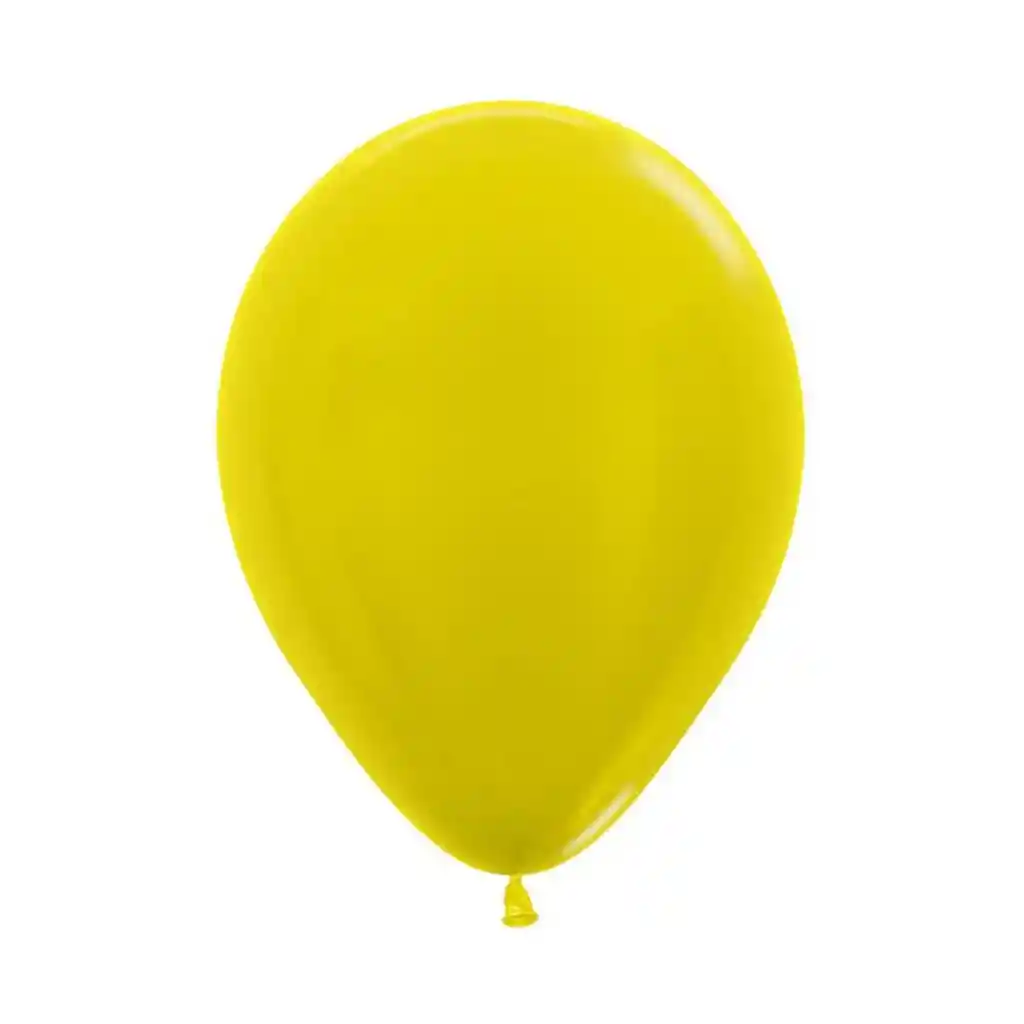 Globos Metal Amarillo R9 X 20 Unidades Sempertex