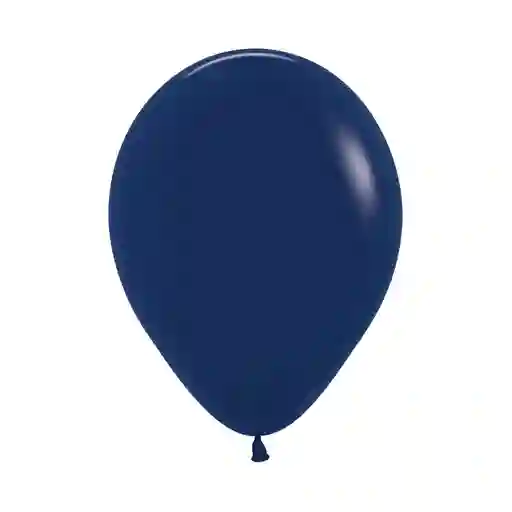 Globos Azul Naval Fashion R12 X 12 Unidades Sempertex