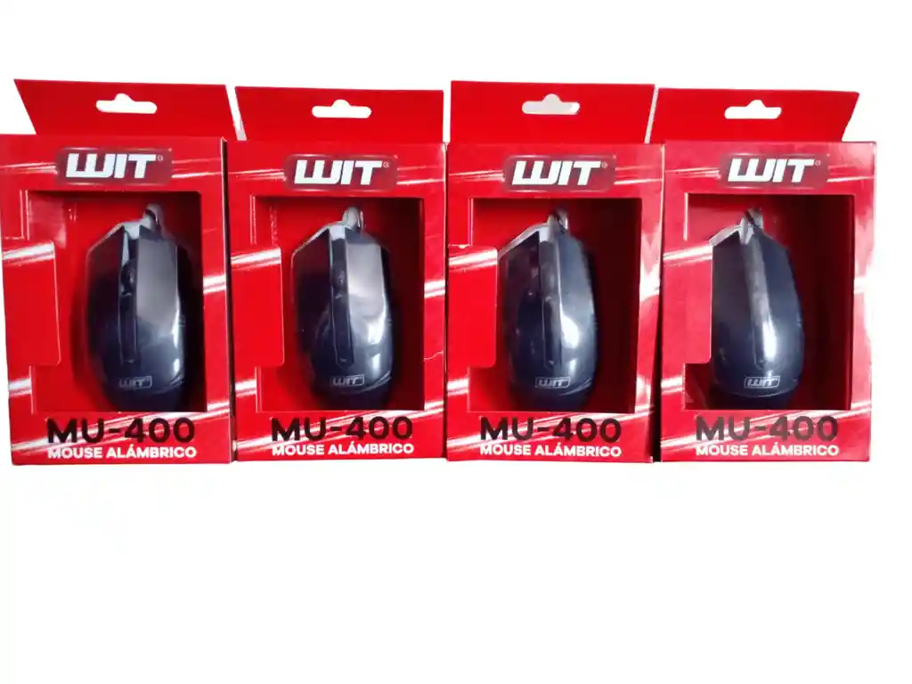 Mouse Wit Mu-400 Alambrico Usb