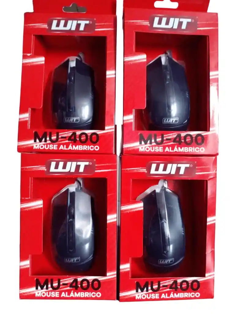 Mouse Wit Mu-400 Alambrico Usb