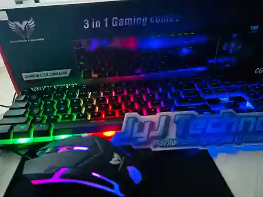 Combo Teclado Y Mouse Con Pad Jyr