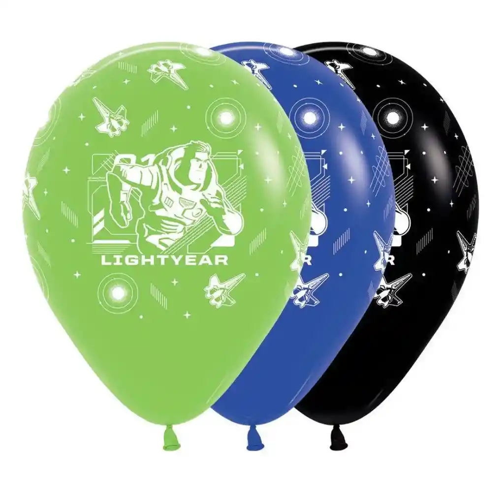 Globos Infinity De Lightyear R12 X 10 Unidades Sempertex