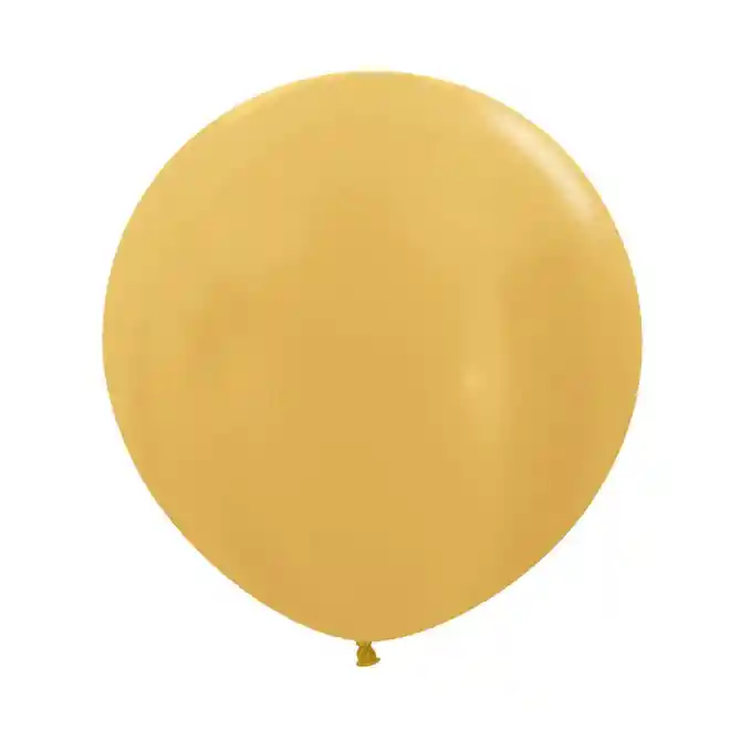 Globos Metal Dorado R18 X 6 Unidades Sempertex