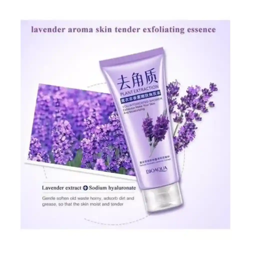 Exfoliante Facial Extracto De Lavanda