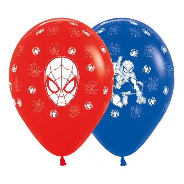 Globos Fashion Surtido Infinity Spiderman R12 X 10 Unidades Sempertex