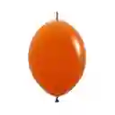 Globo Naranja Cobrizo Fashion Lol 12 X 50 Globos