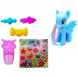 Unicornio My Little Pony Juguete Niña Colecciòn + Pegatina