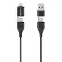 Cable Usb-a/usb-c A Usb-c Y Lightning.