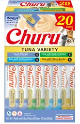 Inaba Cat Snack Churu 20 Piezas -box Tuna Variety