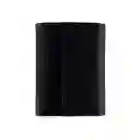 Billetera Iman Cuero-lona Negra Lzb18