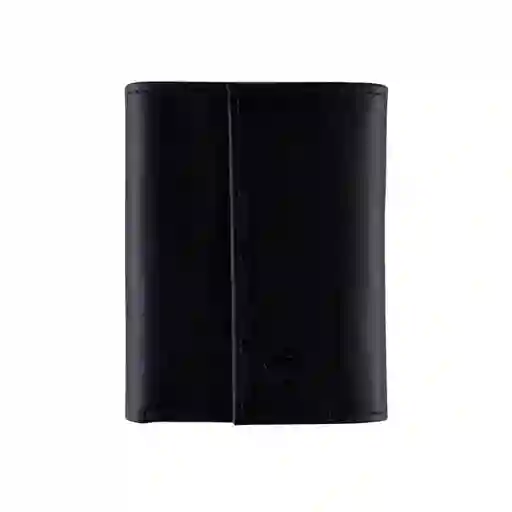 Billetera Iman Cuero Negra Roja Lzb15