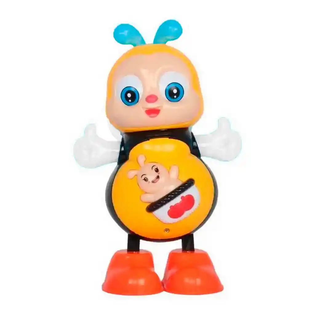 Abeja Robot Musical Luces Movimiento Juguete + Baterias