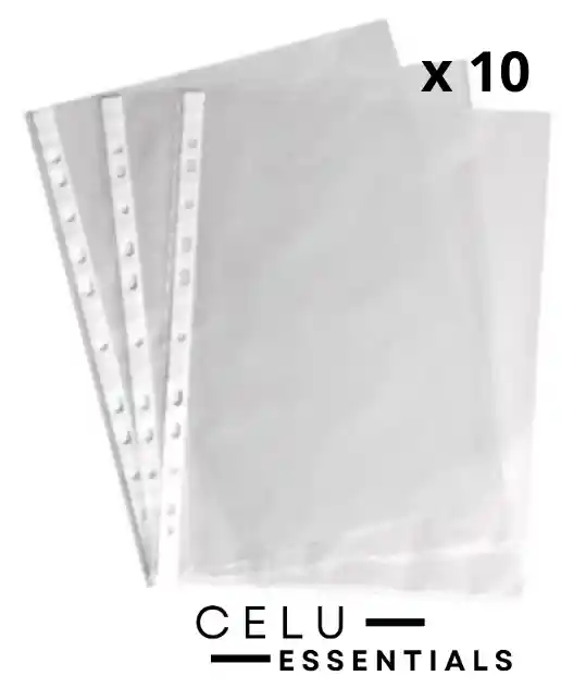 Bolsillos Carta Para Catálogo X10