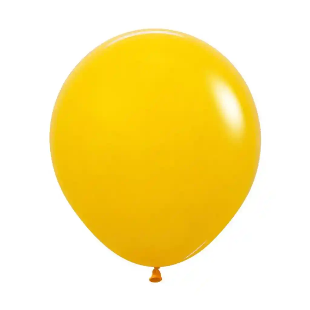 Globo Amarillo Miel Fashion R-18 X 6 Globos