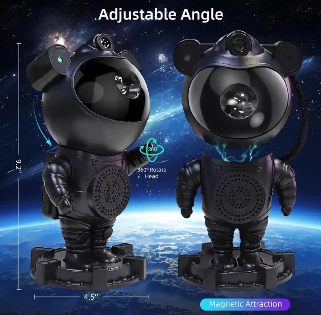 Proyector Galaxy Astronauta Estrella Bluetooth Ruido