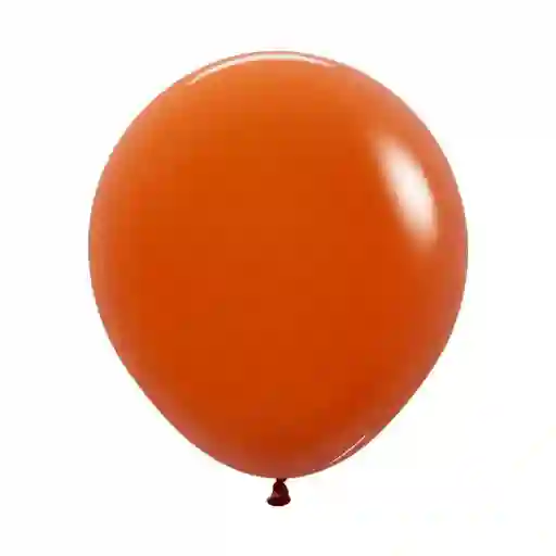 Globo Naranja Cobrizo Fashion R-18 X 6 Globos