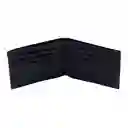 Billetera Slim Cuero-lona Negro Lzbs18