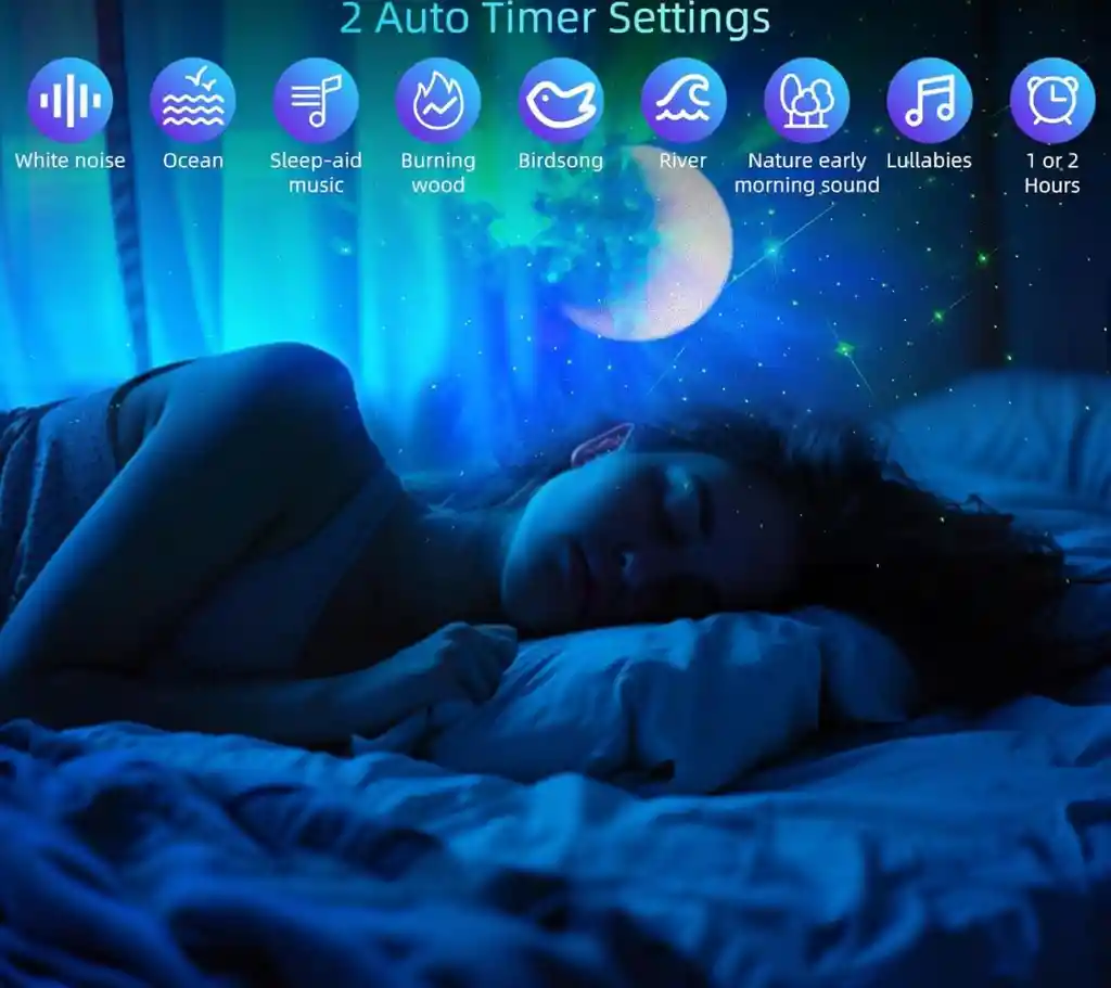 Proyector Galaxy Astronauta Estrella Bluetooth Ruido