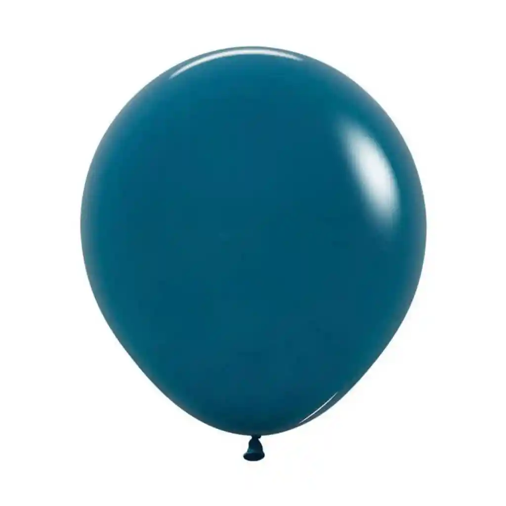 Globo Turquesa Profundo Fashion R-24 X 3 Globos