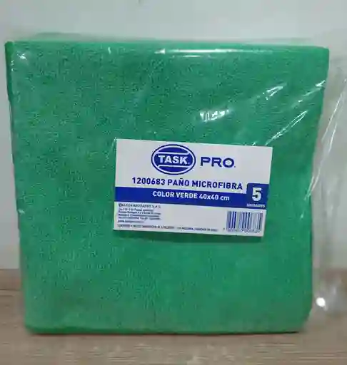 Aa Paño Microfibra Verde X 5u Pro