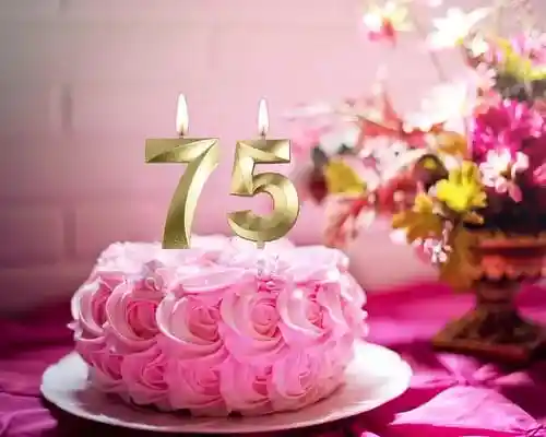 Velas Números Dorado Celebración ( Unidad )