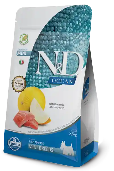 Nd Ocean Canine Adult Mini Salmao 0,8kg