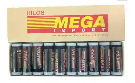 Hilo Negro Mega 100 % Poliester