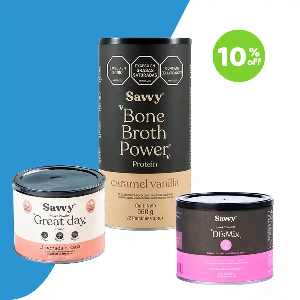 10%off Bone Power Protein Vanilla + Great Day Limonada Rosada + Dfsmix Savvy 💥 Super Promo 💥