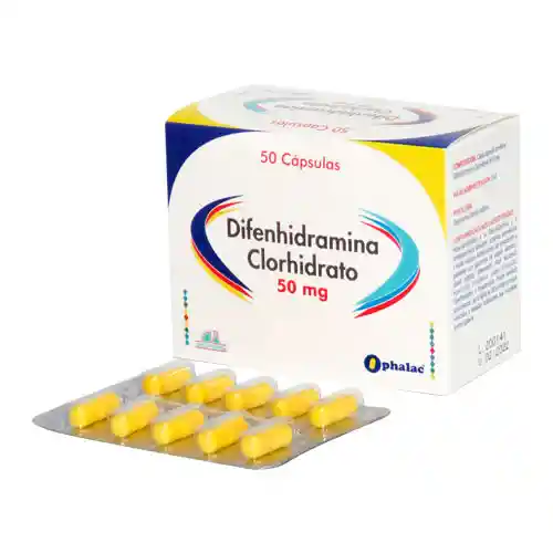 Difenhidramina Clorhidrato 50mg