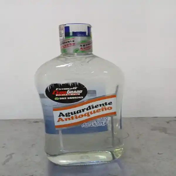 Aguardiente Litro Tapa Azul