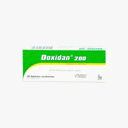 Doxidan 200 Mg Por 20 Tabletas