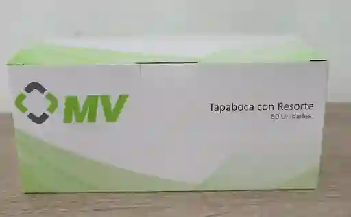 Mv Tapabocas Resorte Adulto X 50u