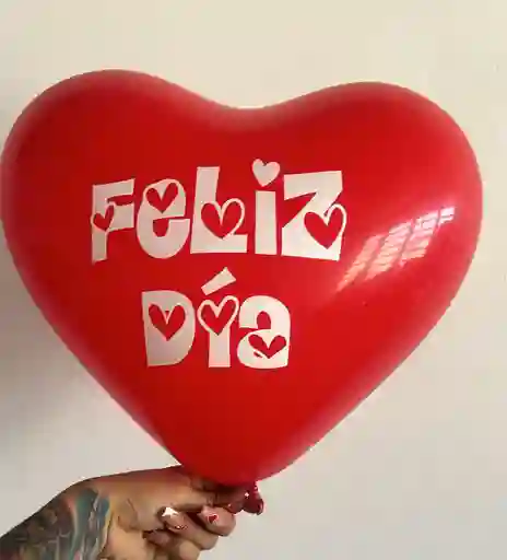 Bombas / Globos R-12 Sempertex Corazon Te Amo Rojas X12