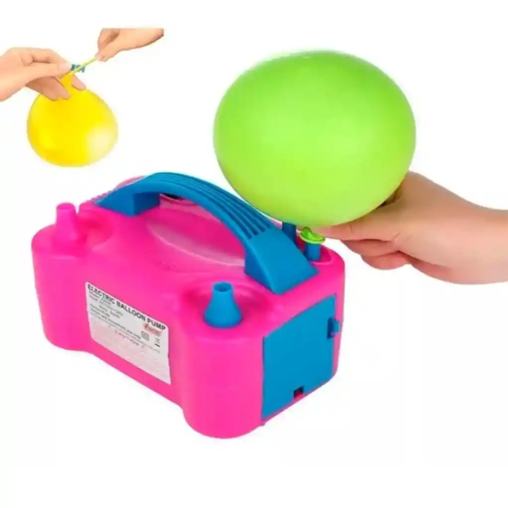 Bombas Inflador Globos Electrico Doble Boquilla Bomba 600wat