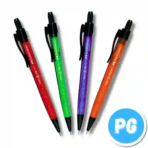 Portaminas Faber Castell 0.5 Poly Triangular Ergonomico