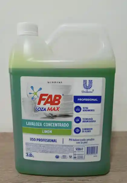 Ul Fab Lozamax X 3800ml Limon Profesional (4u)