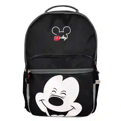 Morral Puff Printing Mickey Mouse Negro
