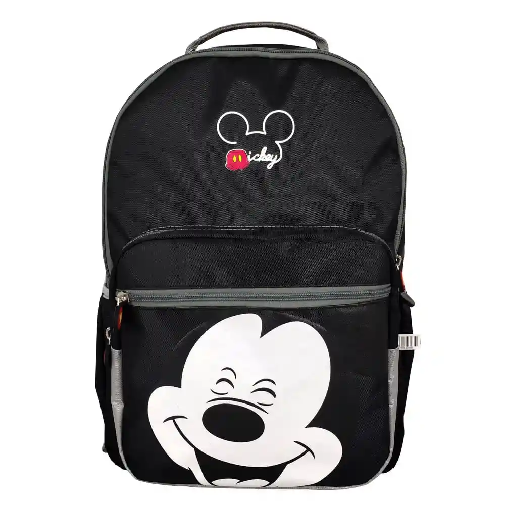 Morral Puff Printing Mickey Mouse Negro