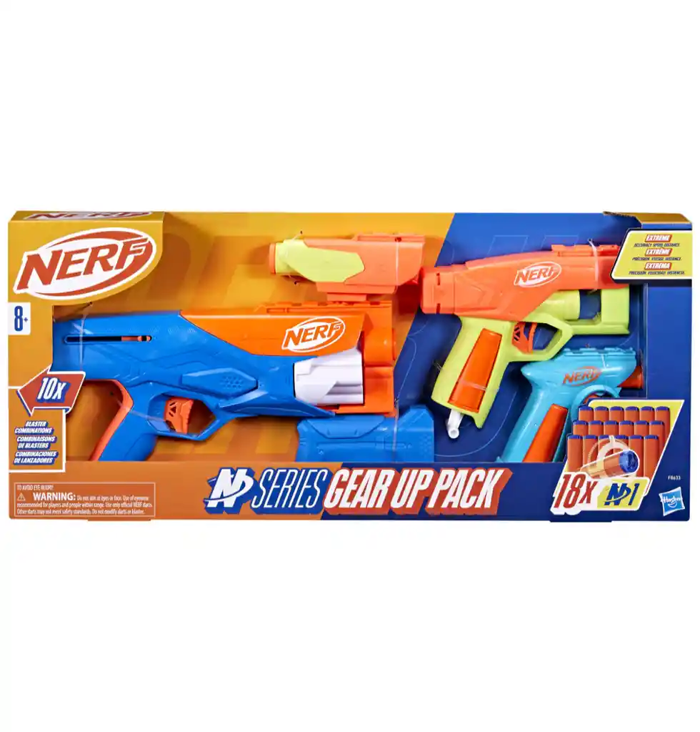 Lanzador Nerf N Series Gear Up Pack